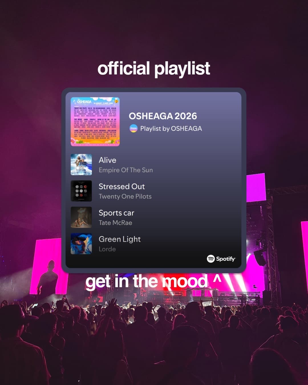 OSHEAGA 2026 carousel slide
